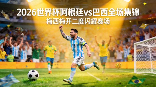 2026世界杯 阿根廷vs巴西 全场集锦 梅西梅开二度